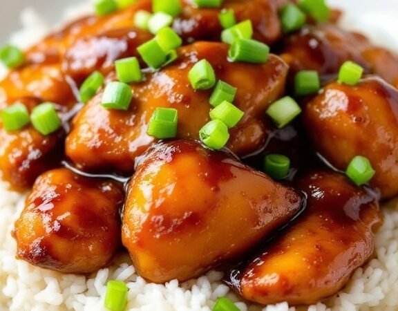 Savory Shoyu Chicken with Rice