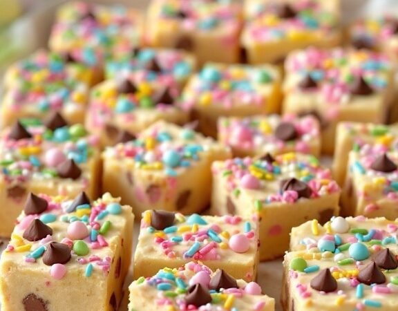 Festive Colorful Easter Cookie Bars Recipe
