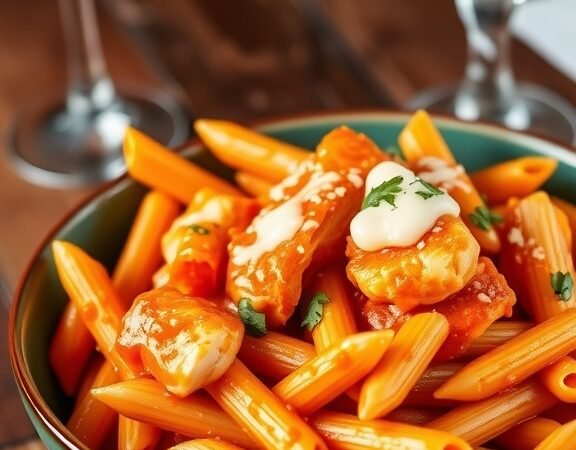 Spicy Buffalo Chicken Pasta Recipe