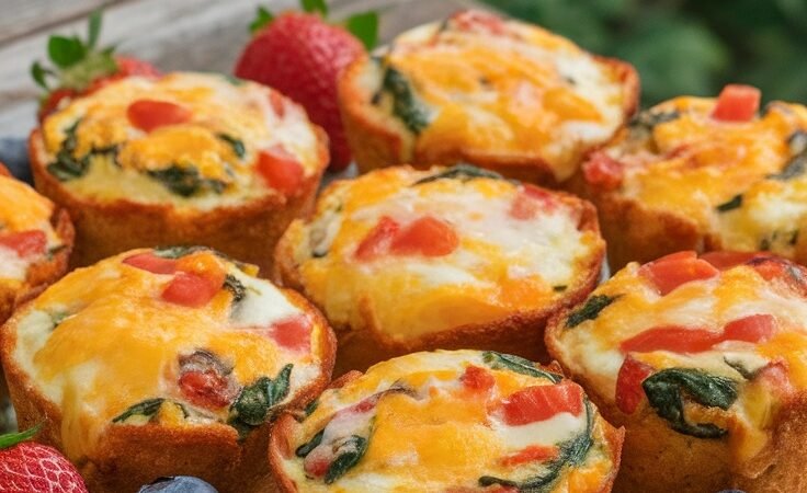 Savory Breakfast Egg Muffins with Vegetables